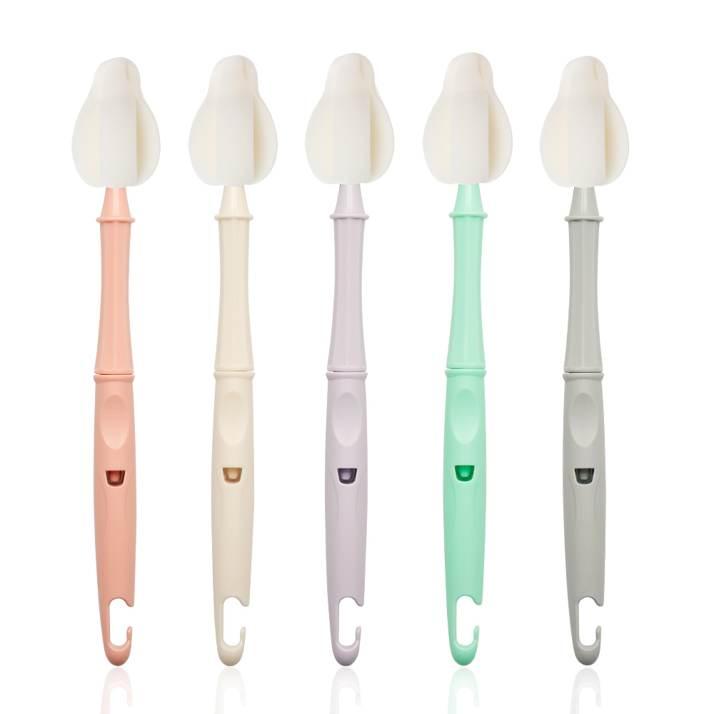 리에또 롱 젖꼭지솔 5P+ 빨대 세척솔 증정 물병 텀블러 젖병솔 상품 이미지
