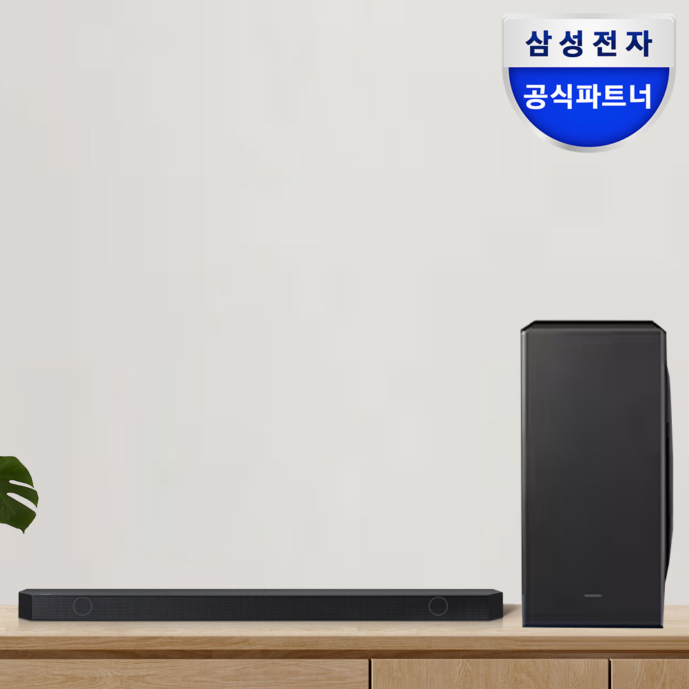 삼성 사운드바 스피커 HW-Q800D/KR 5.1.2채널 서브우퍼 블루투스 Q심포니 리모컨