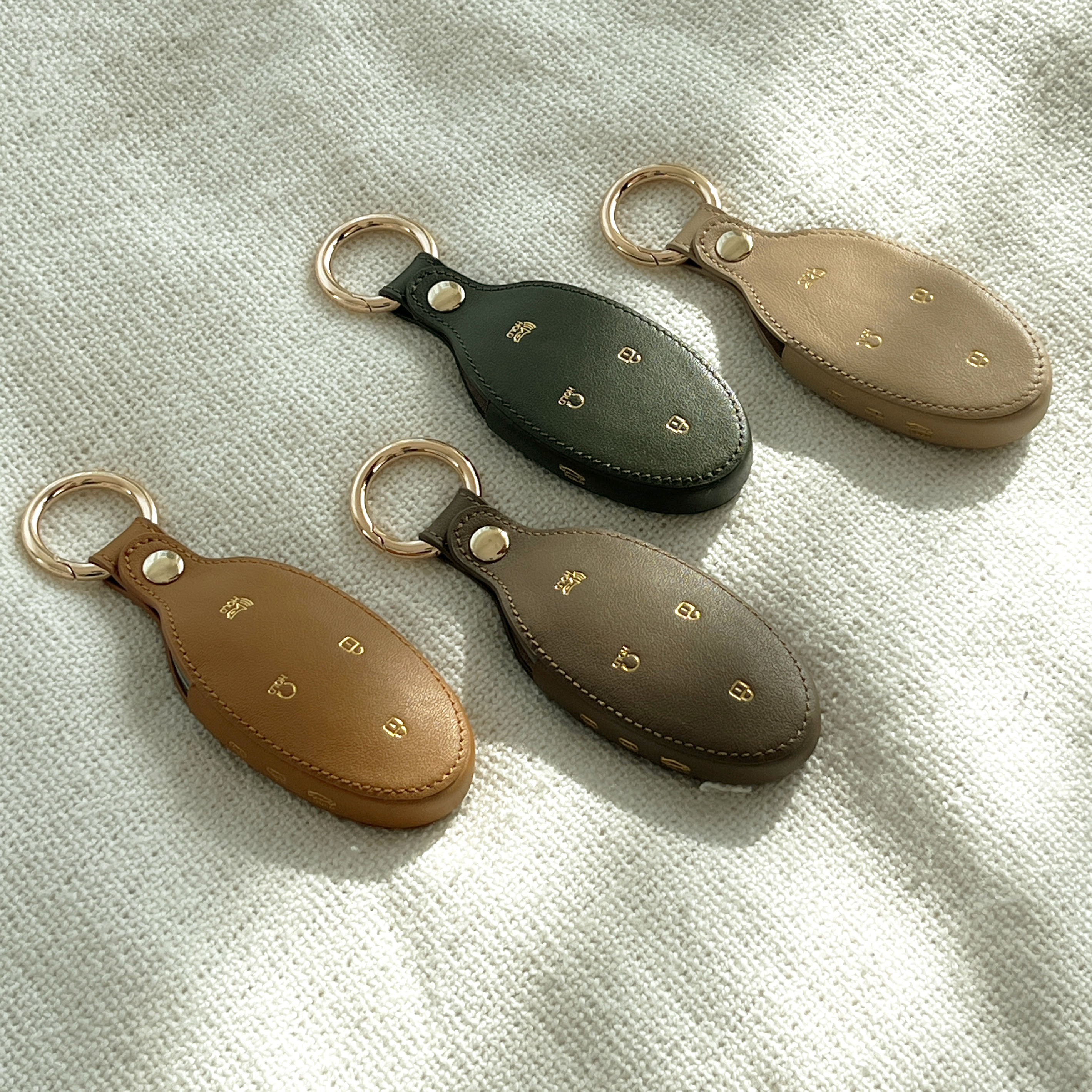 차 키케이스 키커버 조약돌 그랜저 기아 벤츠 BMW 가죽 홀더 A-현대