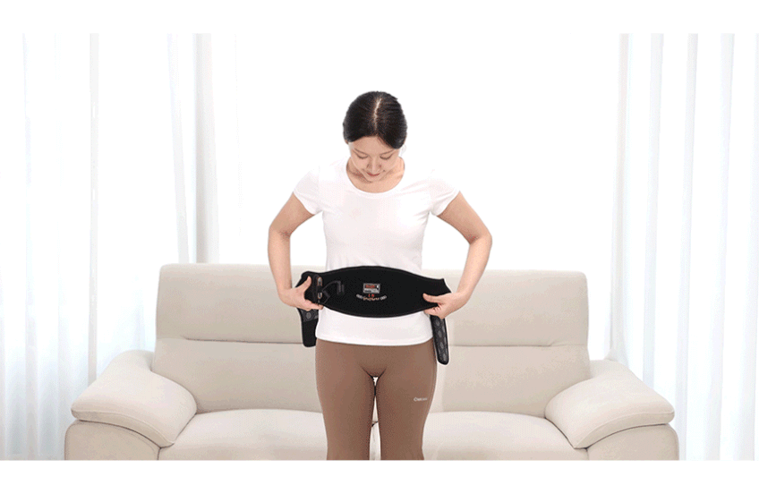 웰스파 온열복대 허리 온열 배 찜질기 발열 근적 원적외선 복대 대용량형 판매처 상세 정보 이미지 4