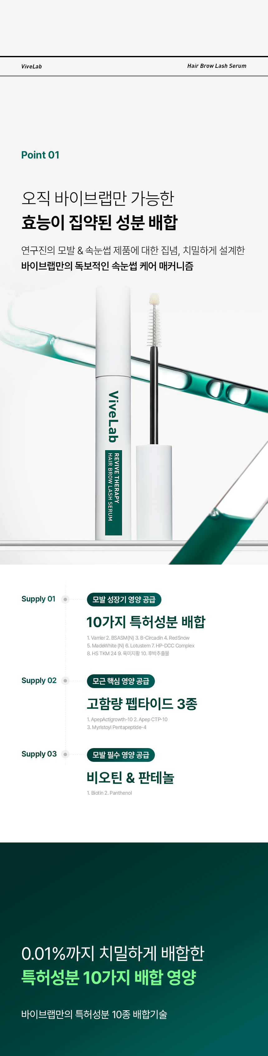 VIVELAB Revive Therapy Hair Brow Lash Serum - description 21