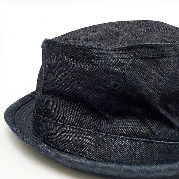 슈가케인 PORKPIE HAT 데님 버킷 햇 모자 10oz SC02466 네이비 - 상세 이미지 2