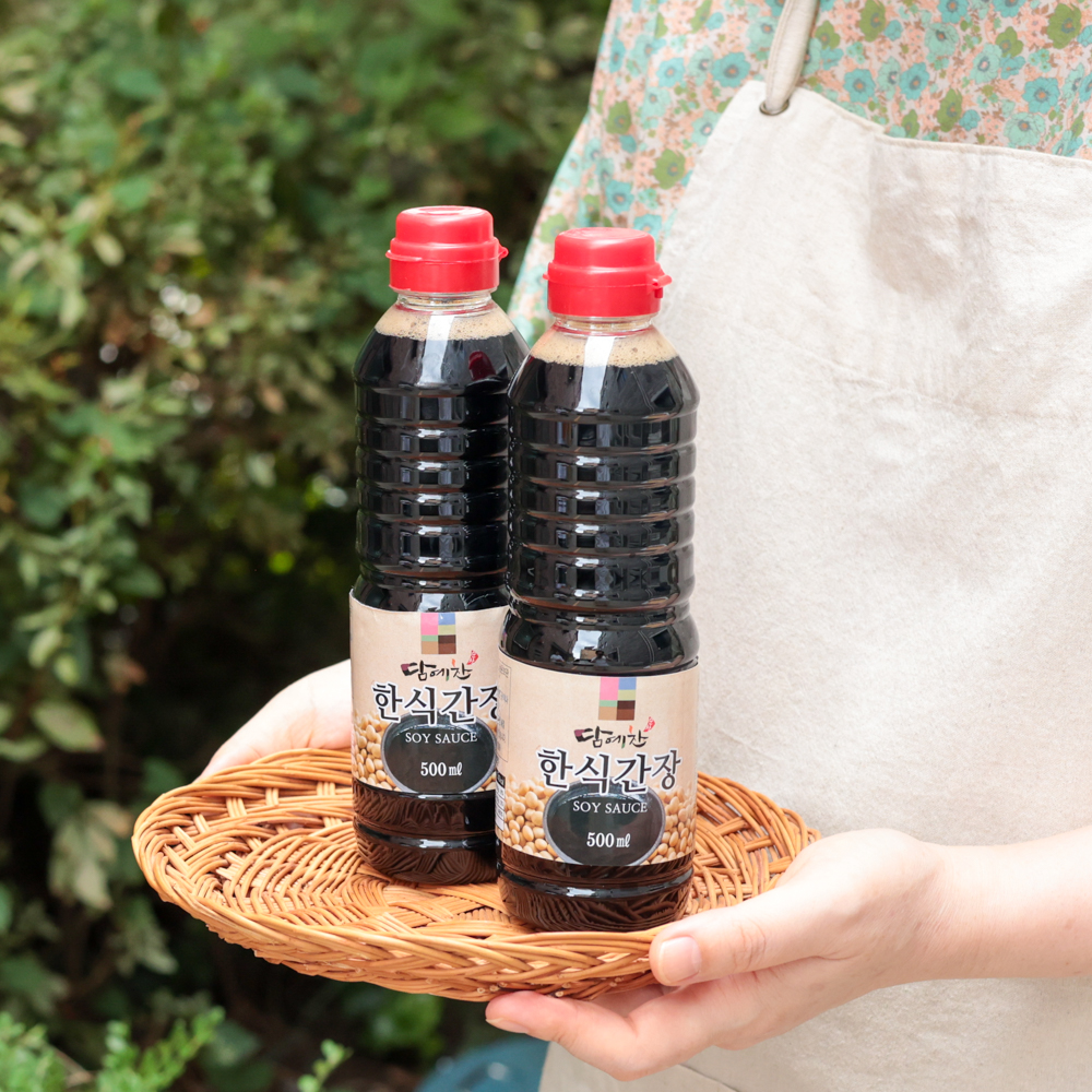 조선간장 국간장 한식 국산콩 재래간장 500ml+500ml 순창 담예찬 - 상세 이미지 4