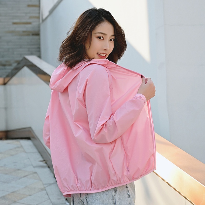 심플 단색 바람막이점퍼 중년 여성 빅사이즈 6XL까지 할머니 등산 캐주얼 루즈핏 7컬러 상품 이미지