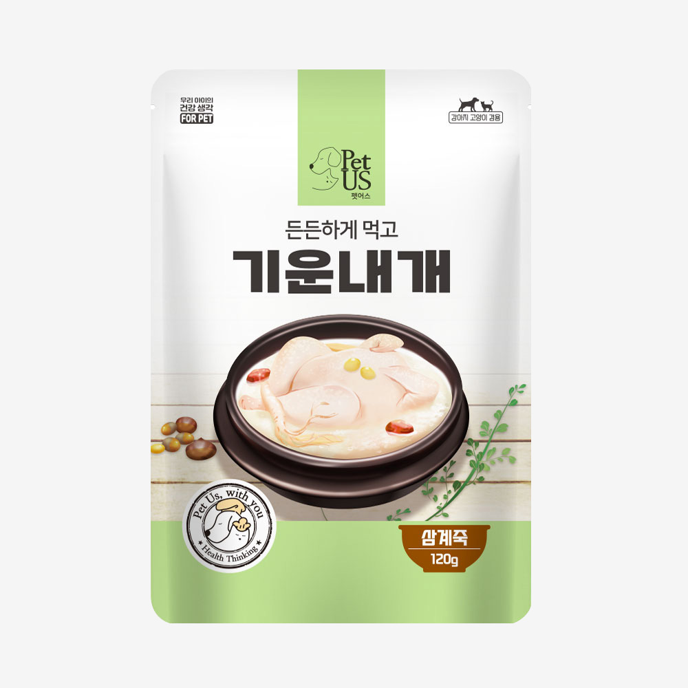 펫어스 강아지죽 강아지스프 대용량 습식 영양식 닭죽 삼계죽, 120g, 10개 - 상세 이미지 2