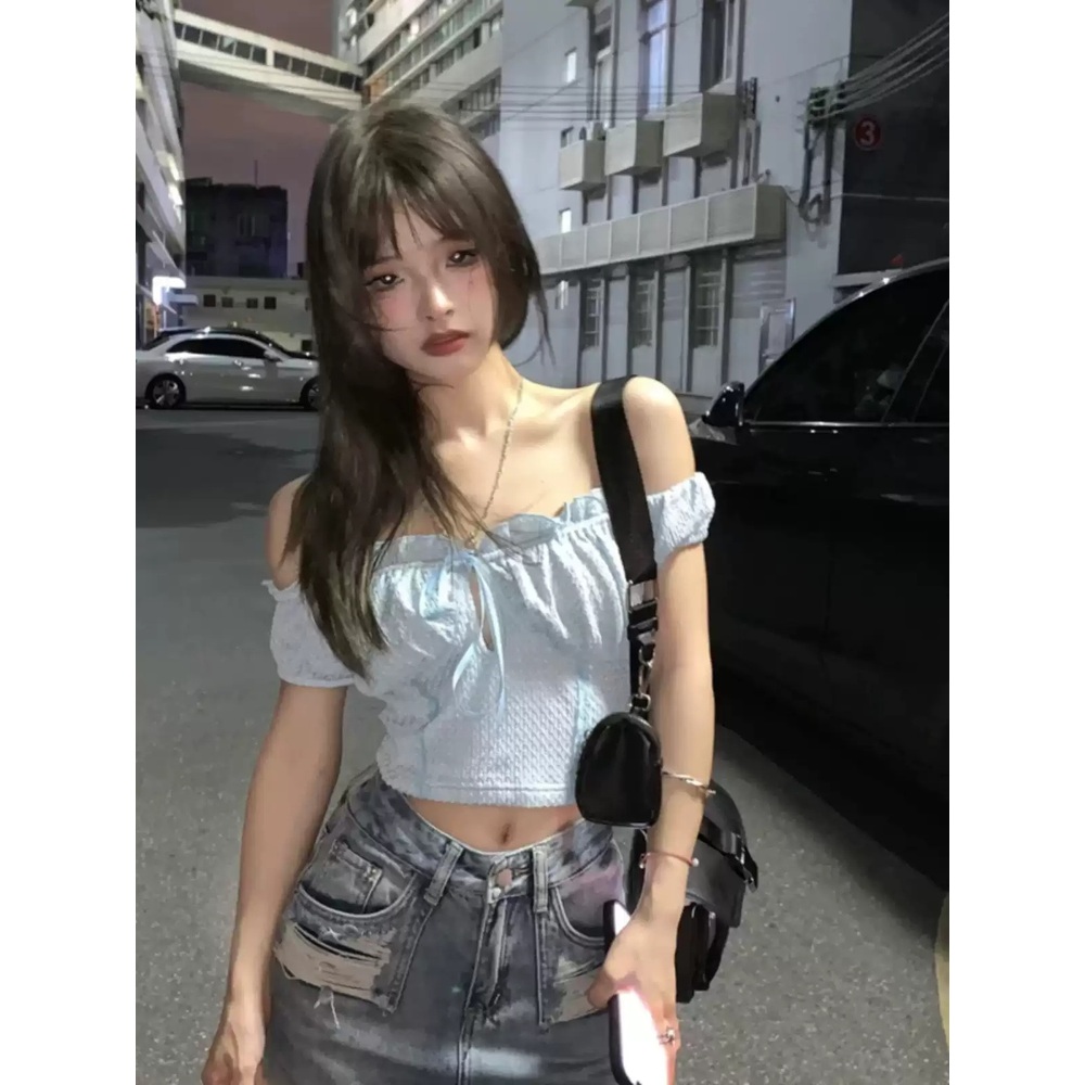 나솔사계 80화 경리 블라우스 셔츠 오프숄더 쉬폰 의상 옷 패션 - 상세 이미지 2