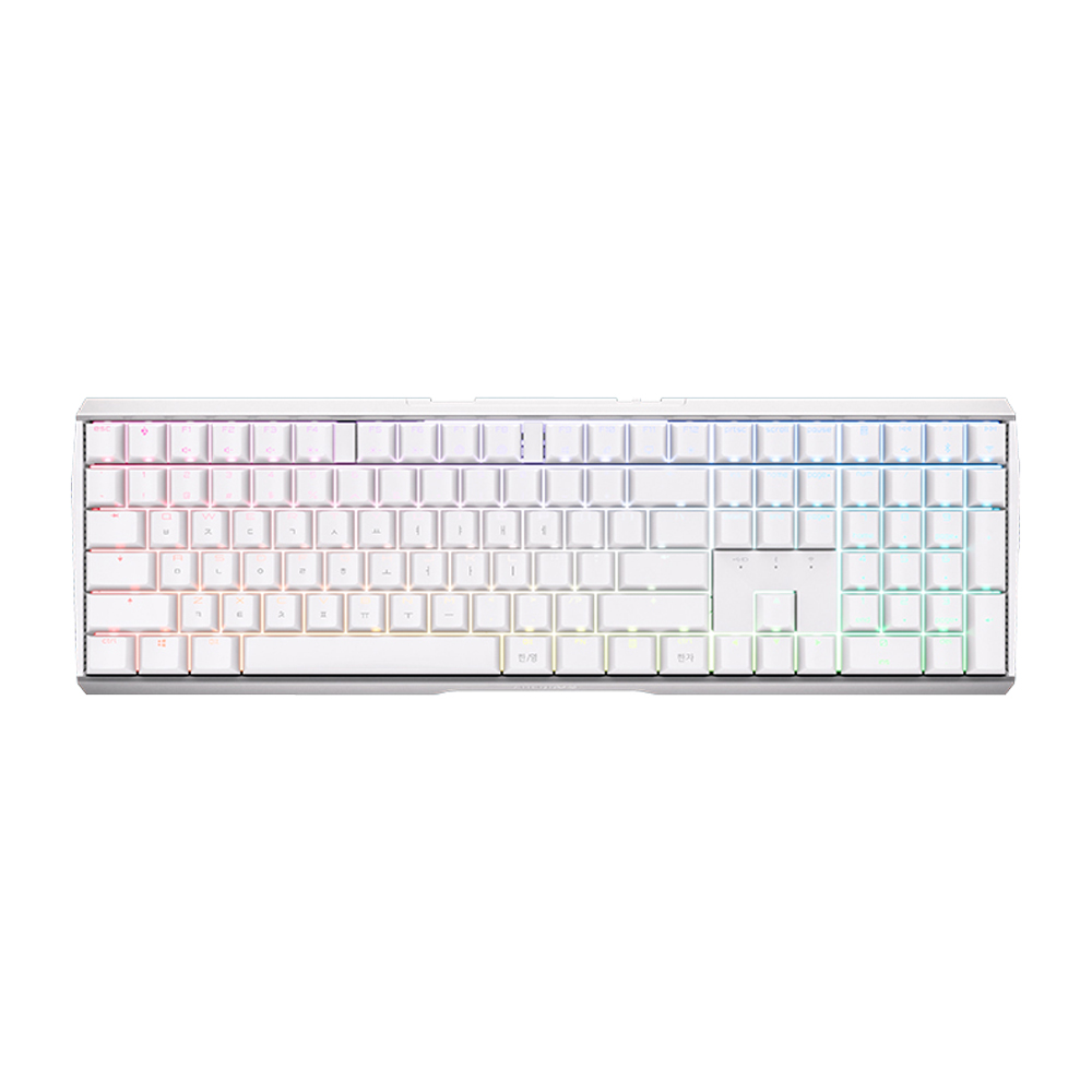 체리 키보드 MX BOARD 3.0S RGB 2A WL 무선 화이트 청축 기계식 키보드 - 상품 이미지