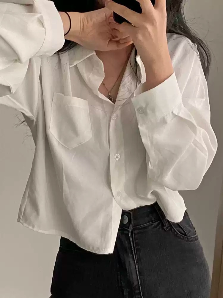 나솔사계 80화 조현아 셔츠 블라우스 루즈한 레이어드 의상 옷 패션 - 상세 이미지 3