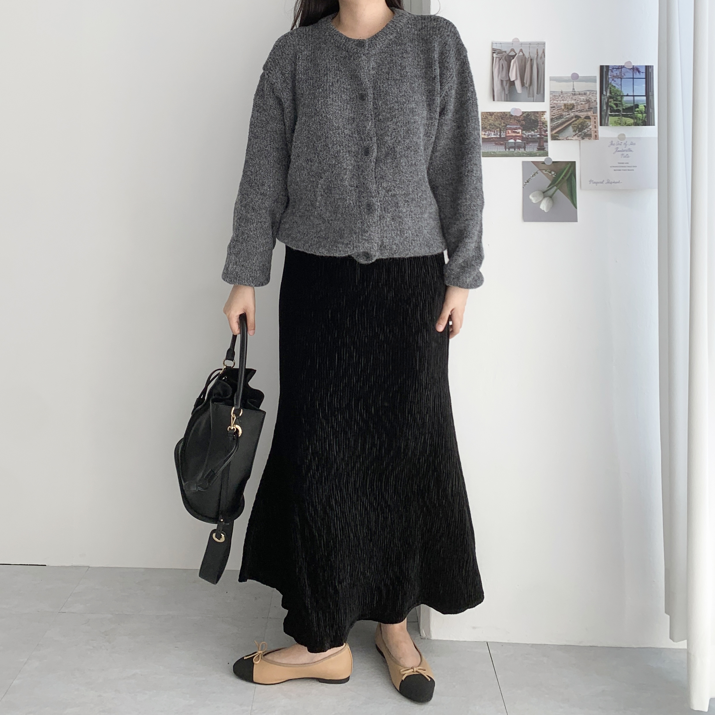 벨로아스커트 벨벳스커트 플레어스커트 이미지 7
