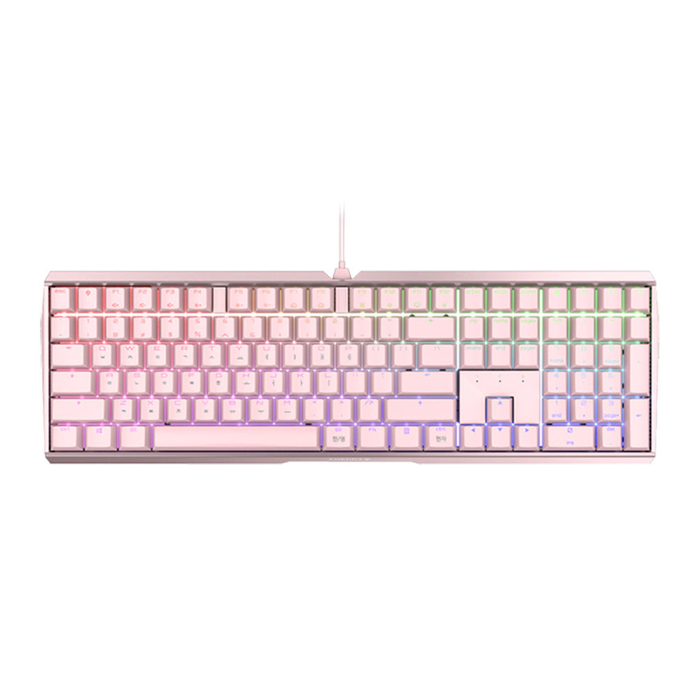 체리 키보드 MX BOARD 3.0S RGB 2A 핑크 저소음 적축 유선 기계식 키보드 - 메인 이미지