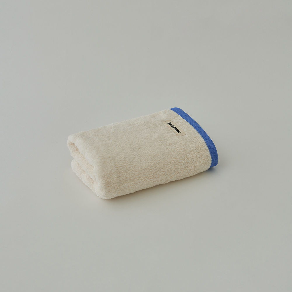 코토나 홈바디 타월 아이보리 1P 40수 200g - 상품 이미지