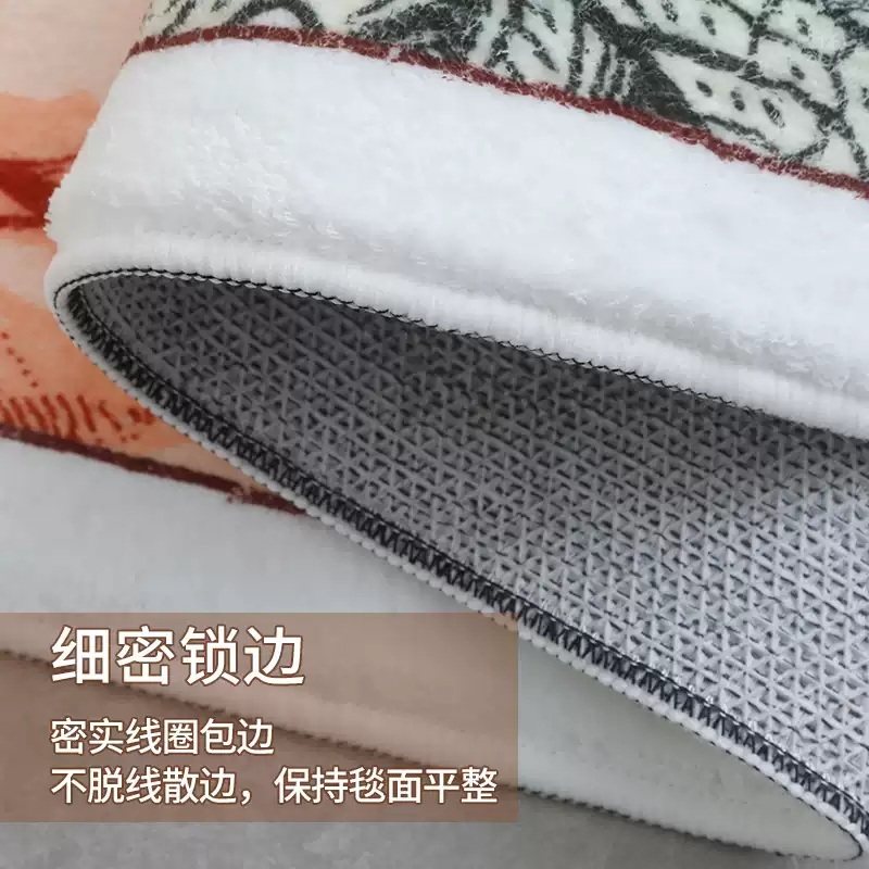 꽃밭러그 침실 거실 카펫 발매트 포인트 침대밑러그 매트 꽃러그 플라워 잔디러그 - 상세 이미지 2