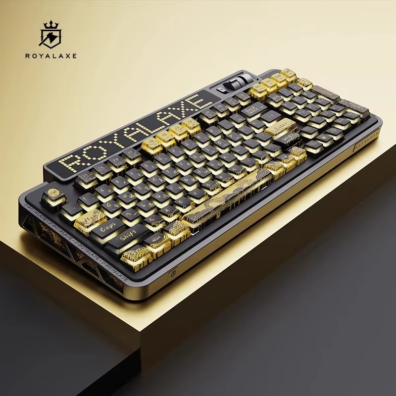 Royal Ax Tengwang XL98 기계식 키보드 다이나믹 스마트 스크린 키보드 - 상품 이미지