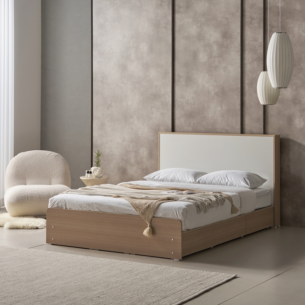 루나힐 침대프레임퀸 트윈베드 중학생 서랍형 높은 퀸사이즈 안방