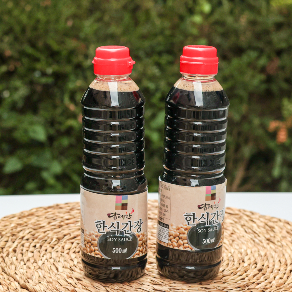 조선간장 국간장 한식 국산콩 재래간장 500ml+500ml 순창 담예찬 - 상세 이미지 2