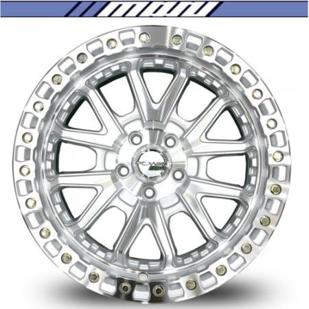 KD (마루모터)타쿠마 타이탄 5609 실버림폴리쉬/골드리벳 18휠 5H114.3/130 8.5J+35/40 (1500KG) 73.1