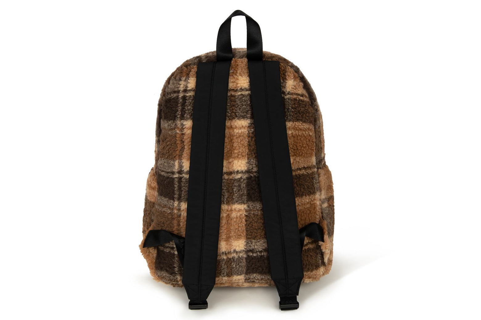 베이프 백팩 BABY MILO FAUX FUR CHECK MEDIUM AK70-189-301 - 상세 이미지 3