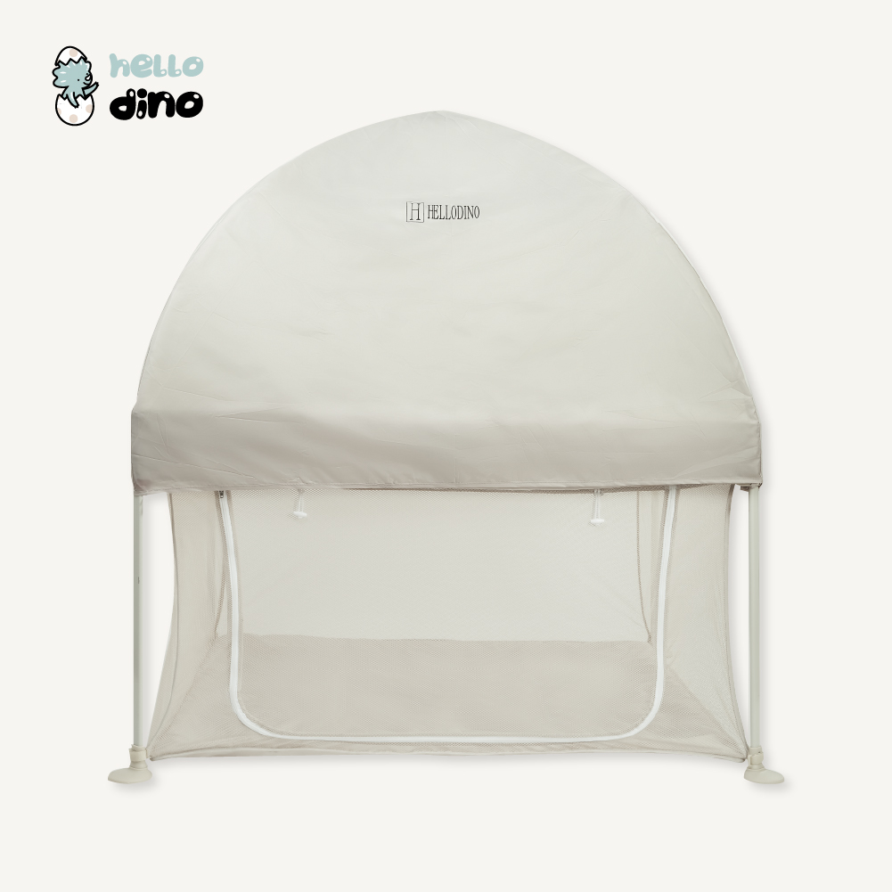 헬로디노 원터치 사각 베이비룸 전용패키지 휴대용 아기 울타리 안전가드 볼풀장 중형