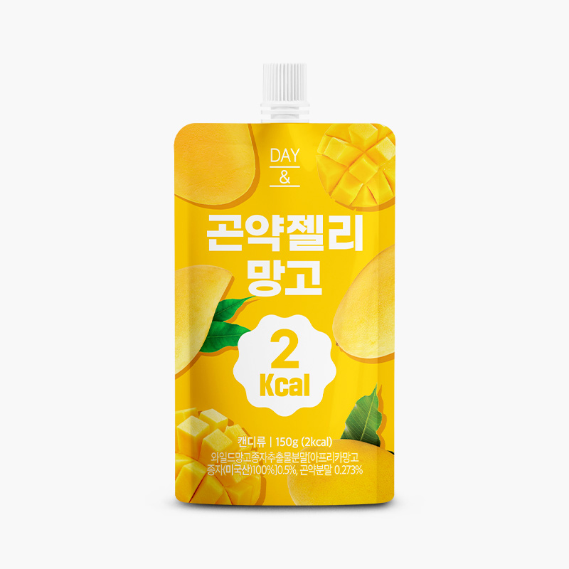 [오늘출발] 데이앤 곤약젤리 망고맛 망고, 150g, 10개 - 상세 이미지 2