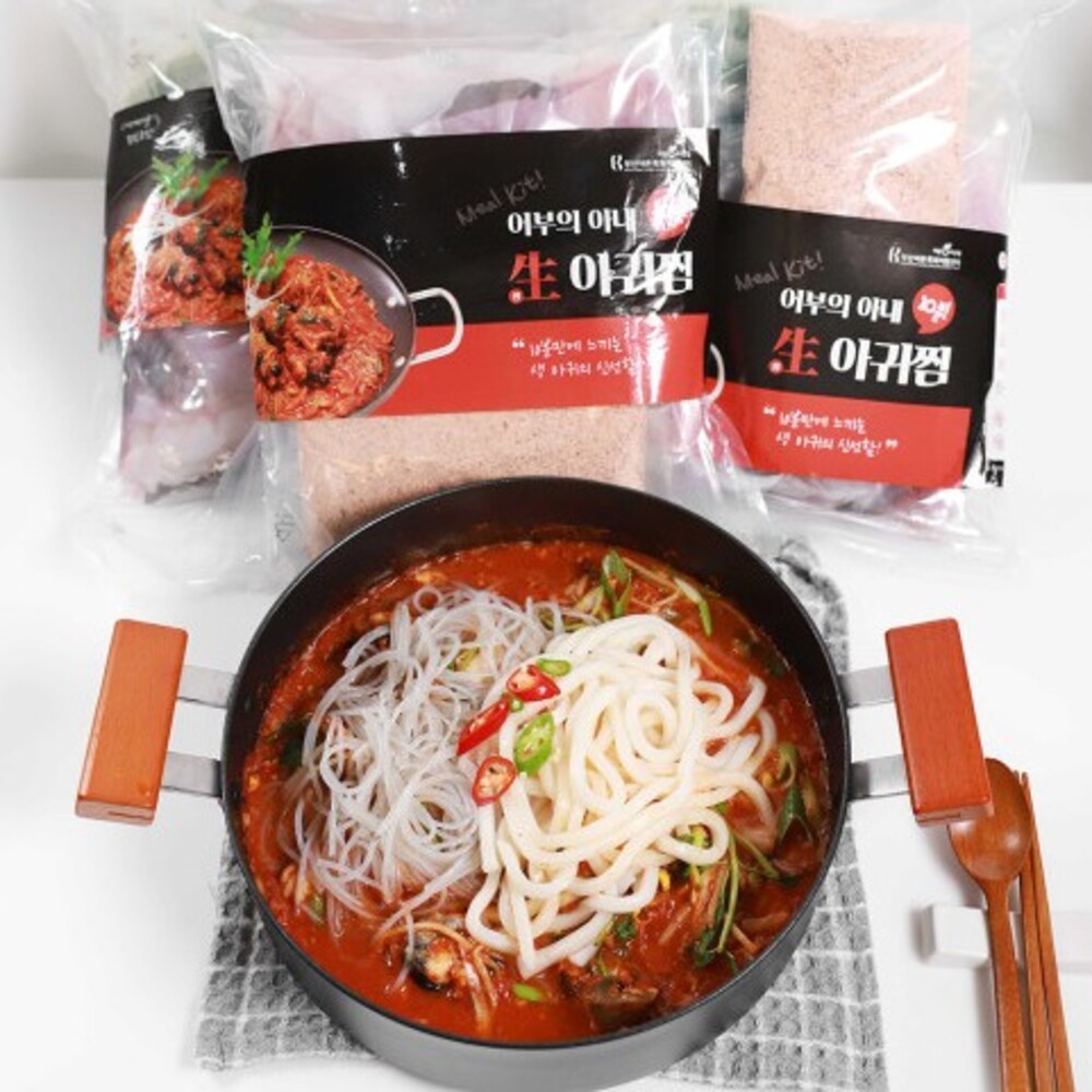 국내산 생 아구찜 아귀 불고기 밀키트 해물찜 캠핑 음식 술 안주 - 상세 이미지 4
