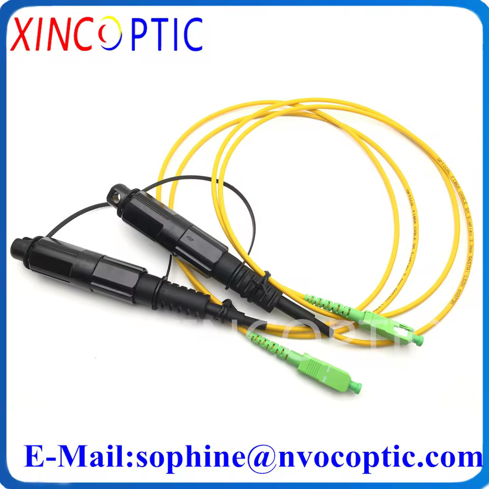 IP67 화웨이 코닝 미니 SC/APC to 방수 야외 2Mtr 광섬유 패치 코드 SM SCAPC 커넥터 optittap : 글로벌매점