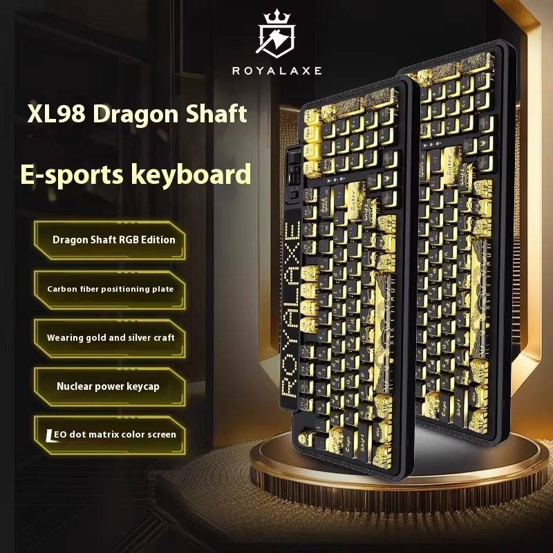 Royal Ax Tengwang XL98 기계식 키보드 다이나믹 스마트 스크린 키보드 - 상세 이미지 4
