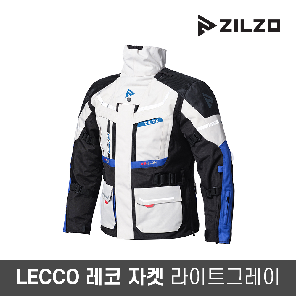 ZILZO 풀케블라 메쉬 오토바이 어드벤처 투어링 라이더 자켓 LECCO 3계절용 - 상세 이미지 3