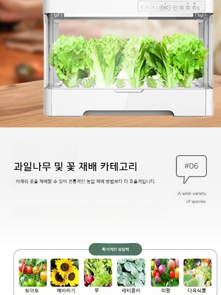 가정용 실내 식물재배기 수경재배기 스마트팜 집에서 야채 기르기 - 상세 이미지 2