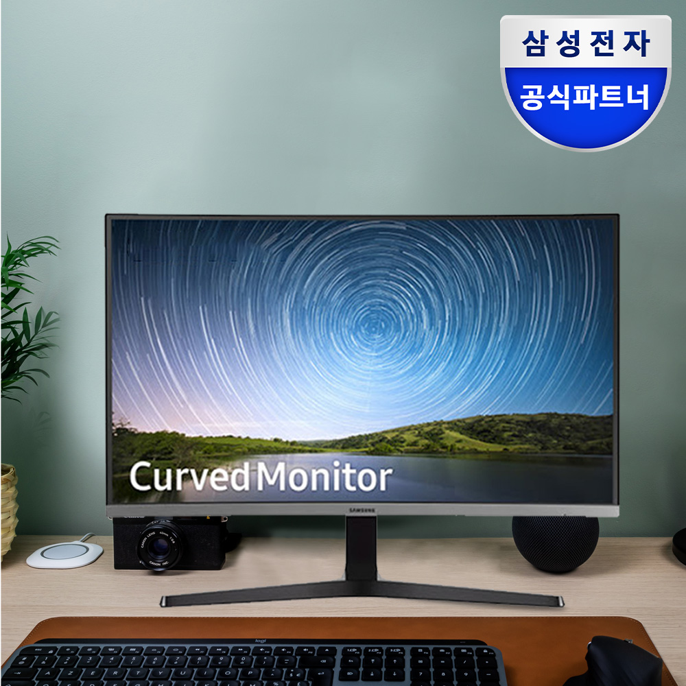 삼성전자 C32R500 80.1cm 주사율 75Hz 커브드 LED 모니터
