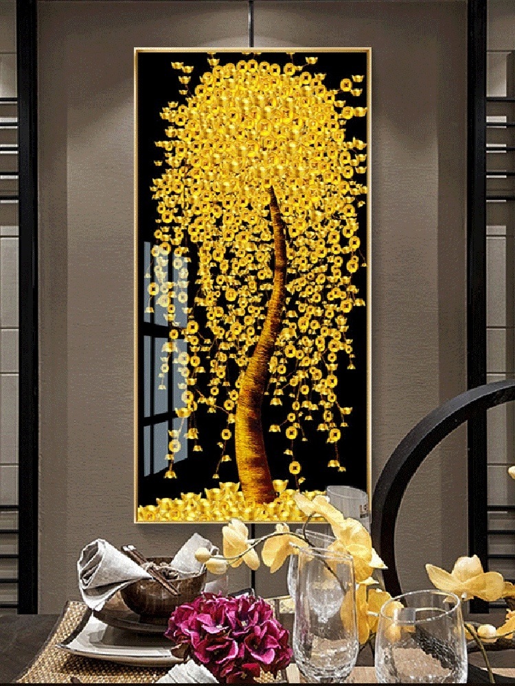 금나무액자 돈나무액자 금전수 풍수 복권 당첨 개업 대박 - 상세 이미지 4
