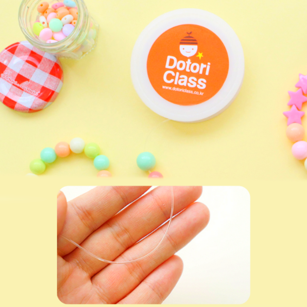 목걸이팔찌 우레탄줄 0.8mm 5M 만들기수업용 악세사리제작 - 상품 이미지