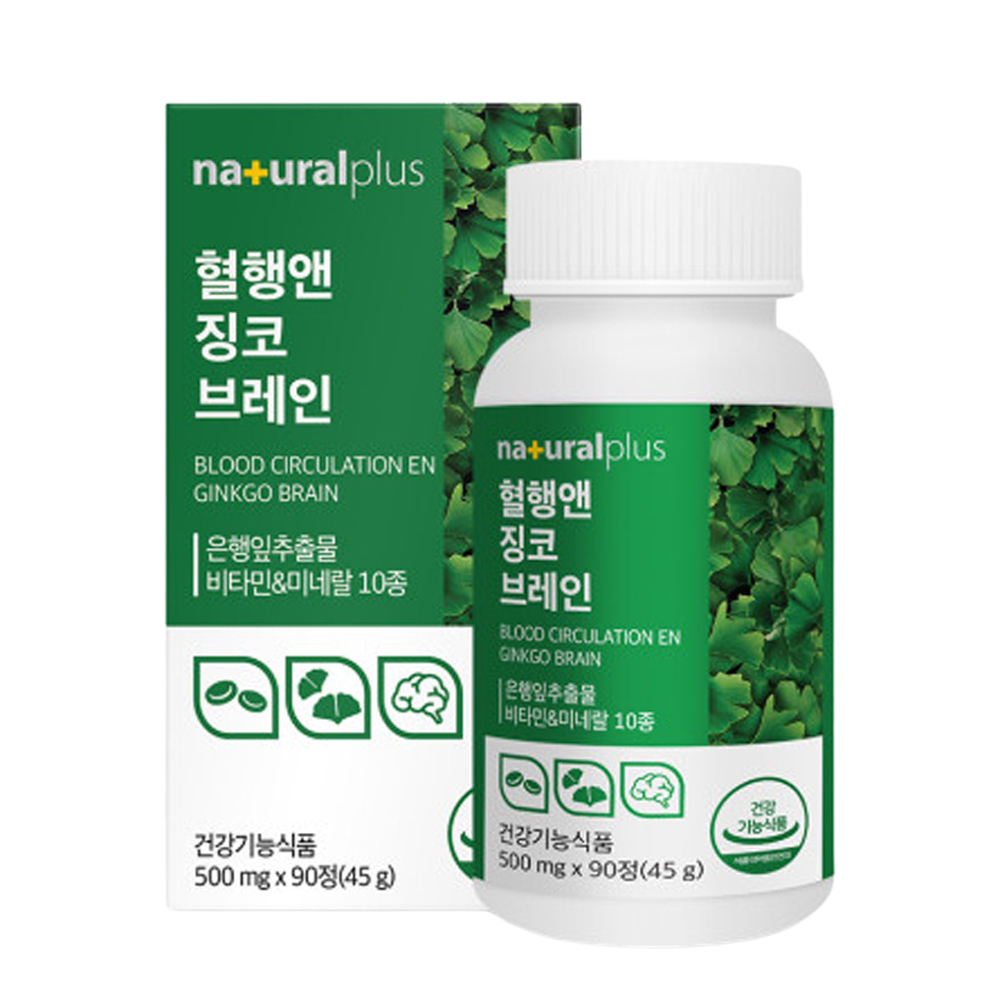 징코 브레인 은행잎추출물 영양제 약3개월분 기억력 혈행 개선 징코빌로바 플라보놀배당체 - 상세 이미지 2