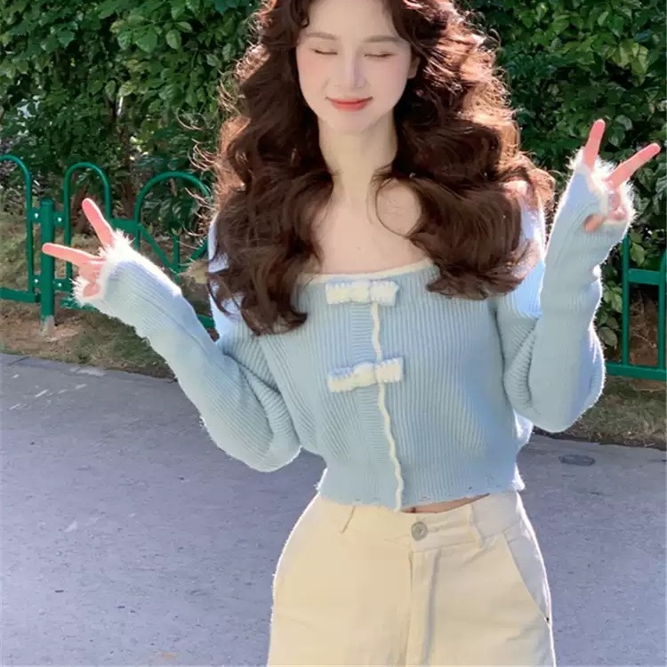 4인용식탁 56화 함은정 가디건 긴소매 프렌치 가을 의상 옷 패션 - 메인 이미지