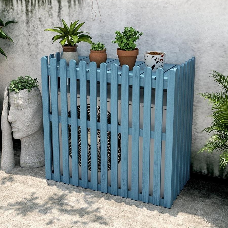 에어컨 실외기 가림막 케이스 차양막 덮개 보호 부식방지