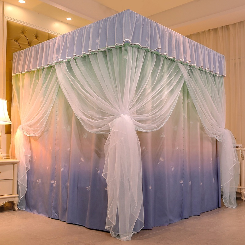 공주캐노피 공주침대 커텐 모기장 아이방 꾸미기