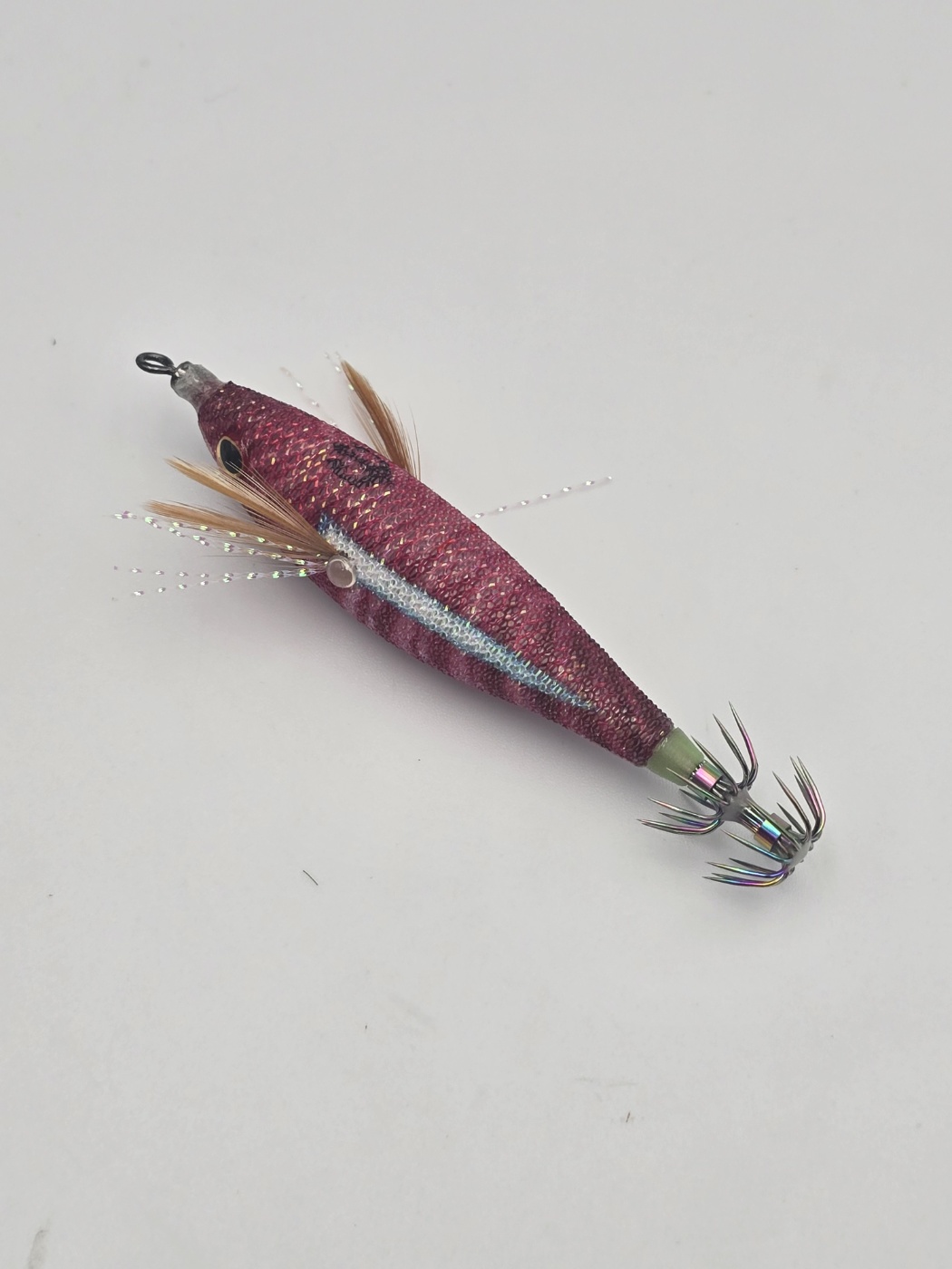 트리플 이카마린 조개트릭 쭈꾸미 갑오징어 에기 3 홍가리비, 7.5cm - 메인 이미지