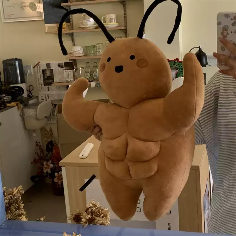 바퀴벌레쿠션 베게 베개 귀여운 특이한 인형 바디필로우 선물 안고자는 - 상세 이미지 2