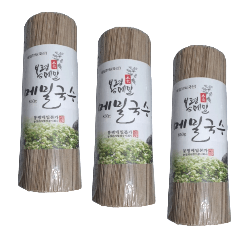 국산 메밀로 만든 봉평 메밀국수 소바 온면 850g 2+1 : 편하넷