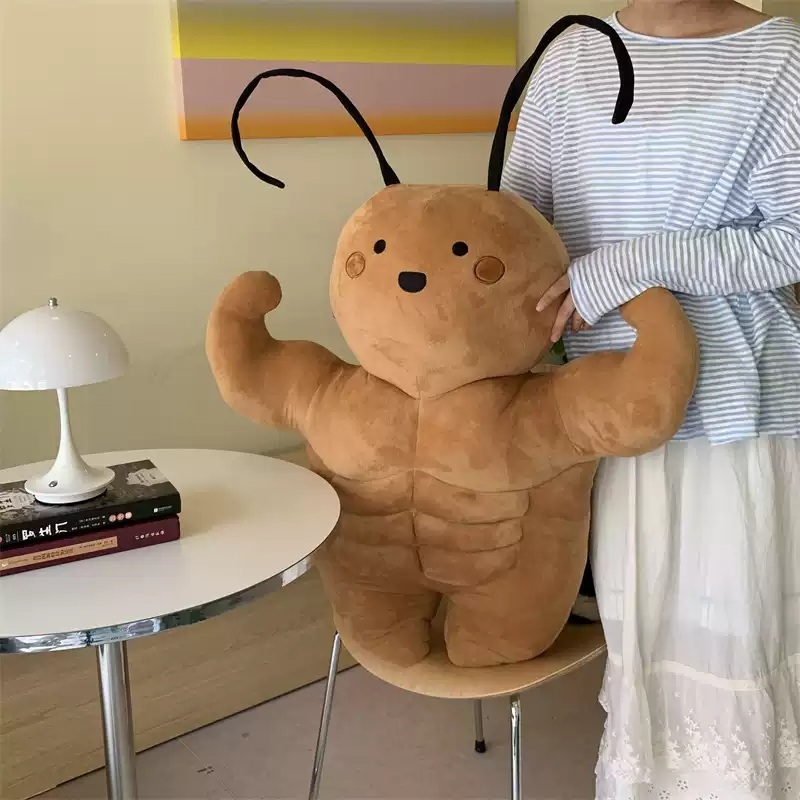 바퀴벌레쿠션 베게 베개 귀여운 특이한 인형 바디필로우 선물 안고자는 - 상세 이미지 4