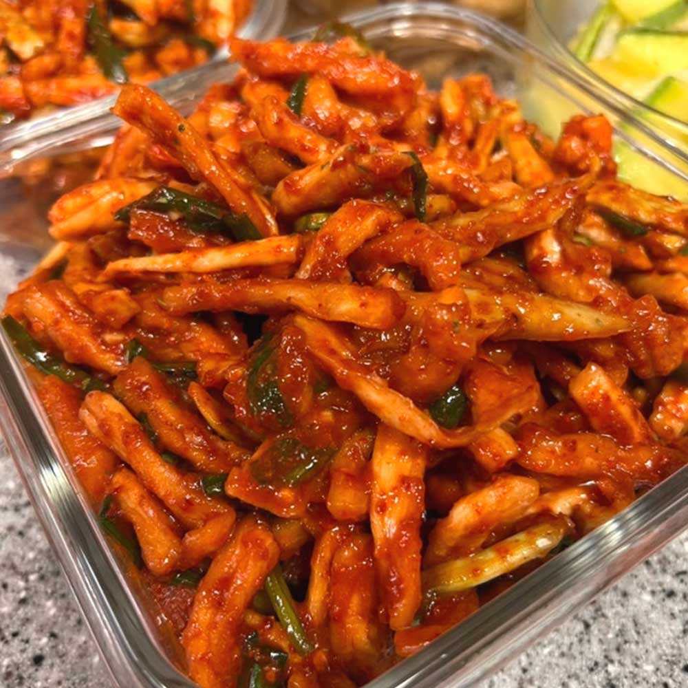 [대한민국]절임반찬류 27종 /깻잎 고들빼기 명이나물 간장고추 땅콩조림 마늘쫑무침 해와바다 이미지 6