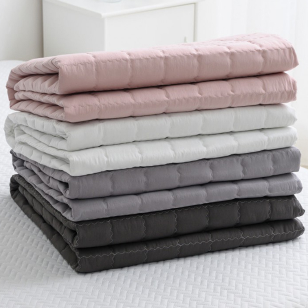침대 패드 SS 110x200cm 겨울 여름 봄 가을 이불 매트리스 고정 밴딩 사계절