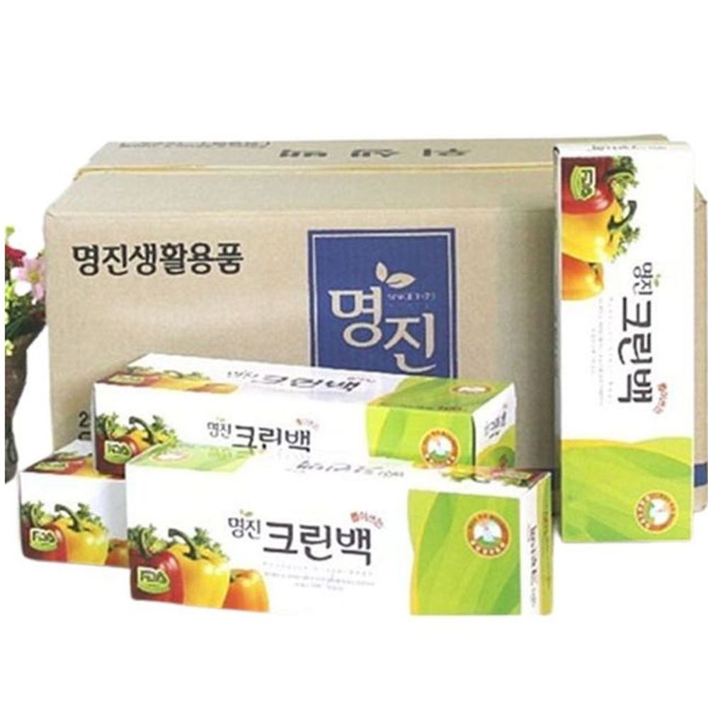 일회용 위생백 봉투 명진 롤백 25x35x300매 12개입 크린 위생 : 매일여기서