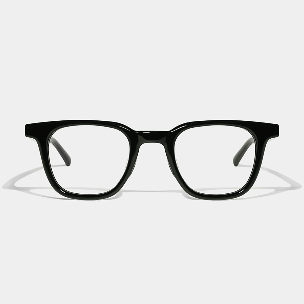 턴밀스런던 TM004A 사각 검정 레트로 뿔테안경 남자 여자 블루라이트차단 패션 안경 - 상세 이미지 2