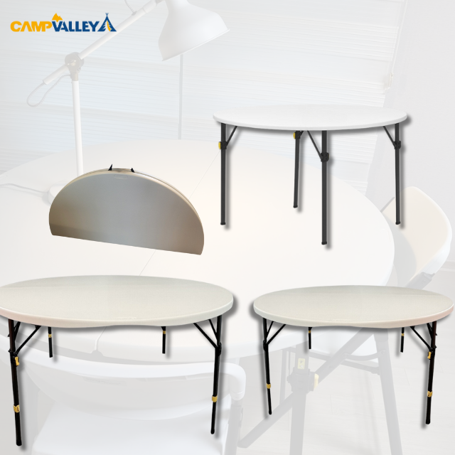 브로몰딩 원형 테이블 접이식 야외테이블 식탁 카페 행사용 1220 1520 1820