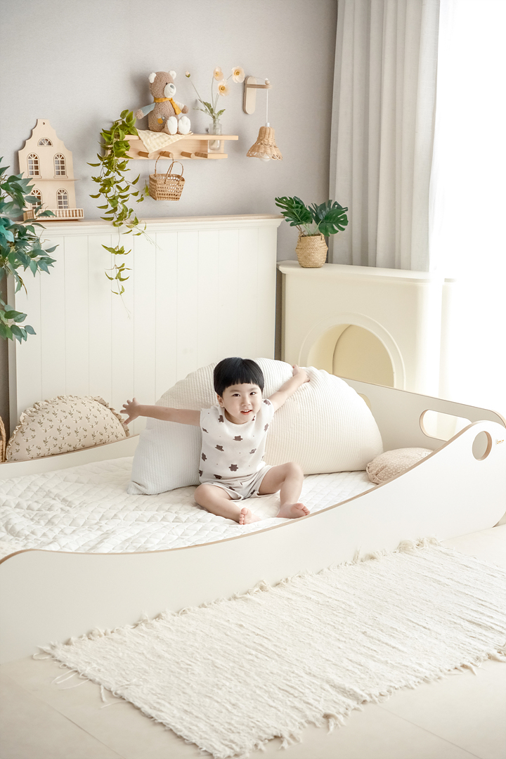 베베조아 아기 저상형 침대 프레임 - 상세 이미지 5