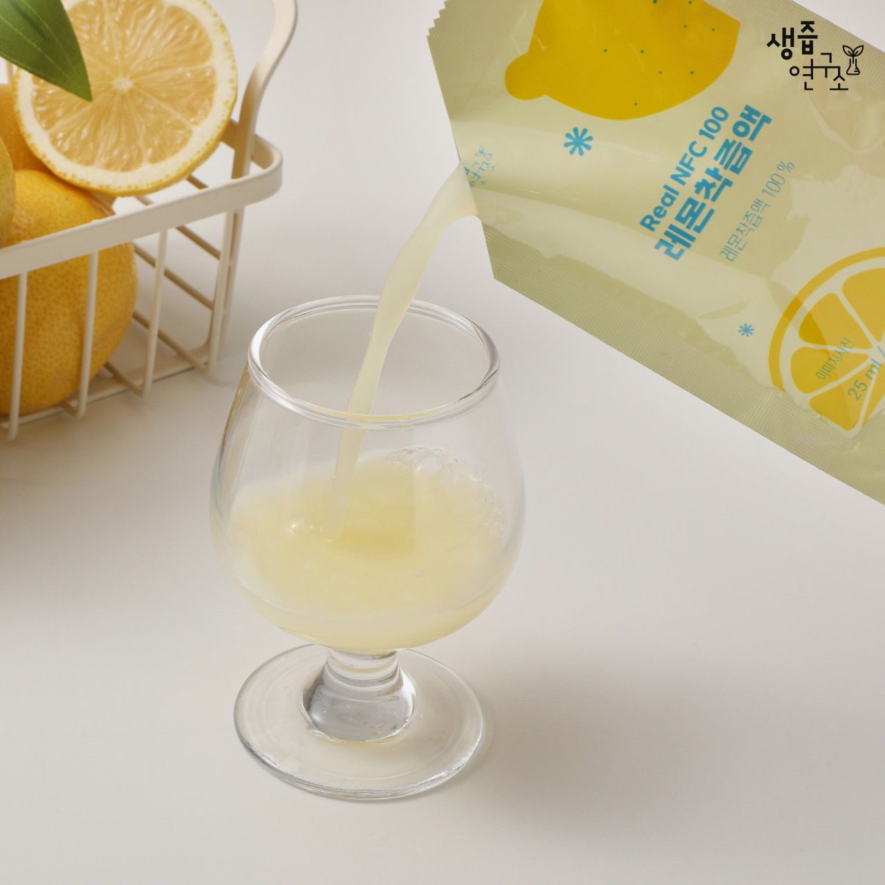 [생즙연구소] 냉동레몬착즙액 그리스산레몬 1일1레몬 레몬수 25ml x 30개 - 상세 이미지 3