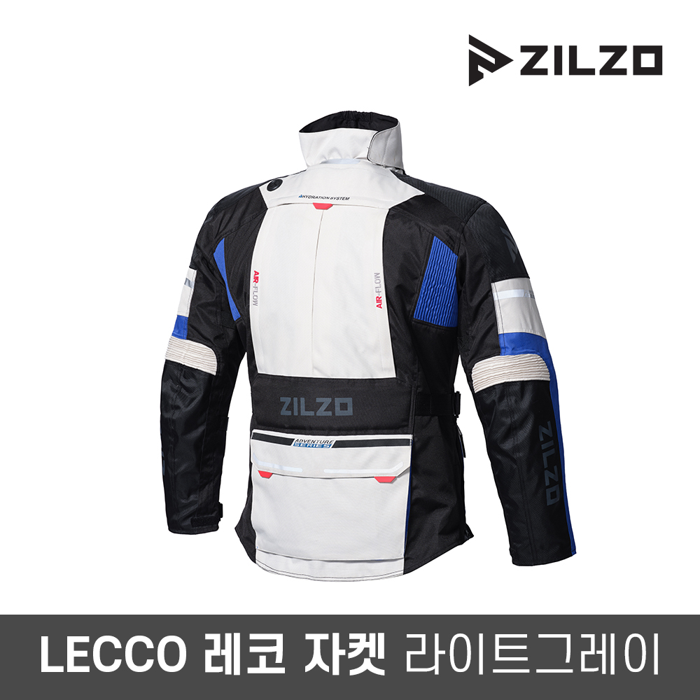 ZILZO 풀케블라 메쉬 오토바이 어드벤처 투어링 라이더 자켓 LECCO 3계절용 - 상세 이미지 4