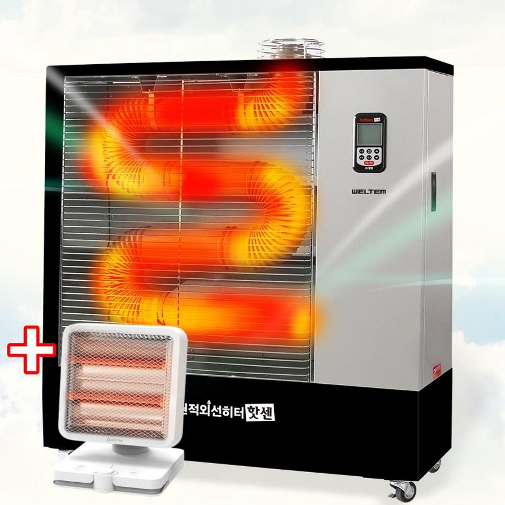 공사장돈풍기 현장 등유 주름관히터난로 원적외선튜브히터 34평 : 신일N위시웨이