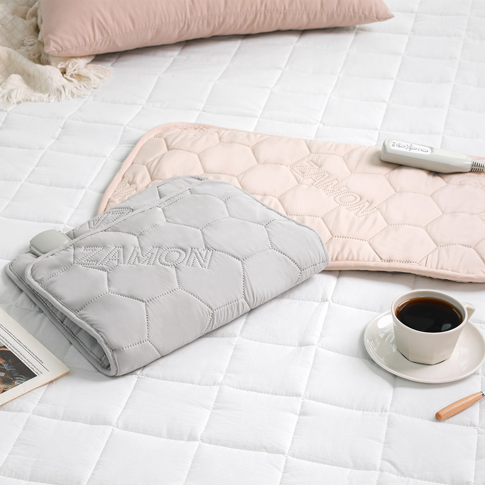 잠온 원적외선 온열찜질기 찜질팩 전기핫팩 찜질기 황토 돌 생리통 허리 배 복부 무릎 베이지