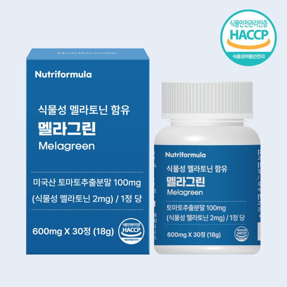 식물성 멜라토닌 2중배합 수면보조제 효과 미국 멜라그린 2mg 함유 효능 30정, 4개 - 상세 이미지 3